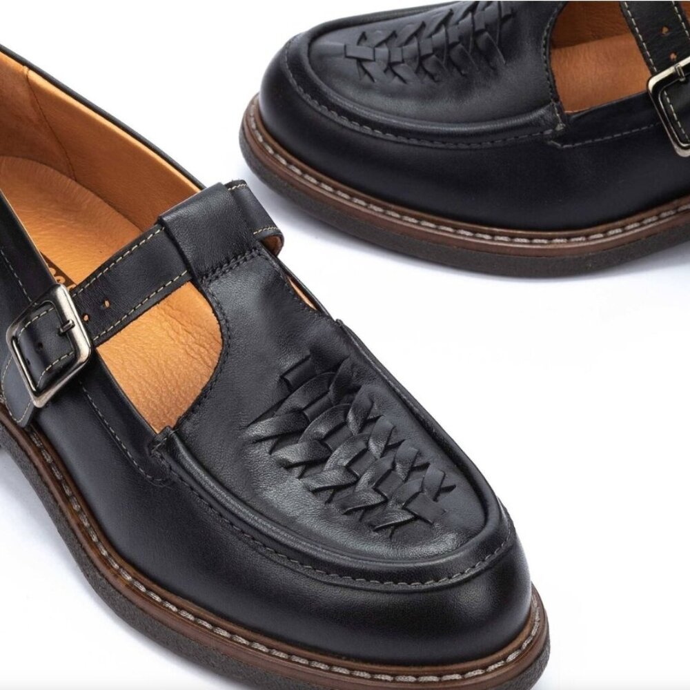 PIKOLINOS Black Leather Loafers - Picture 5 of 13